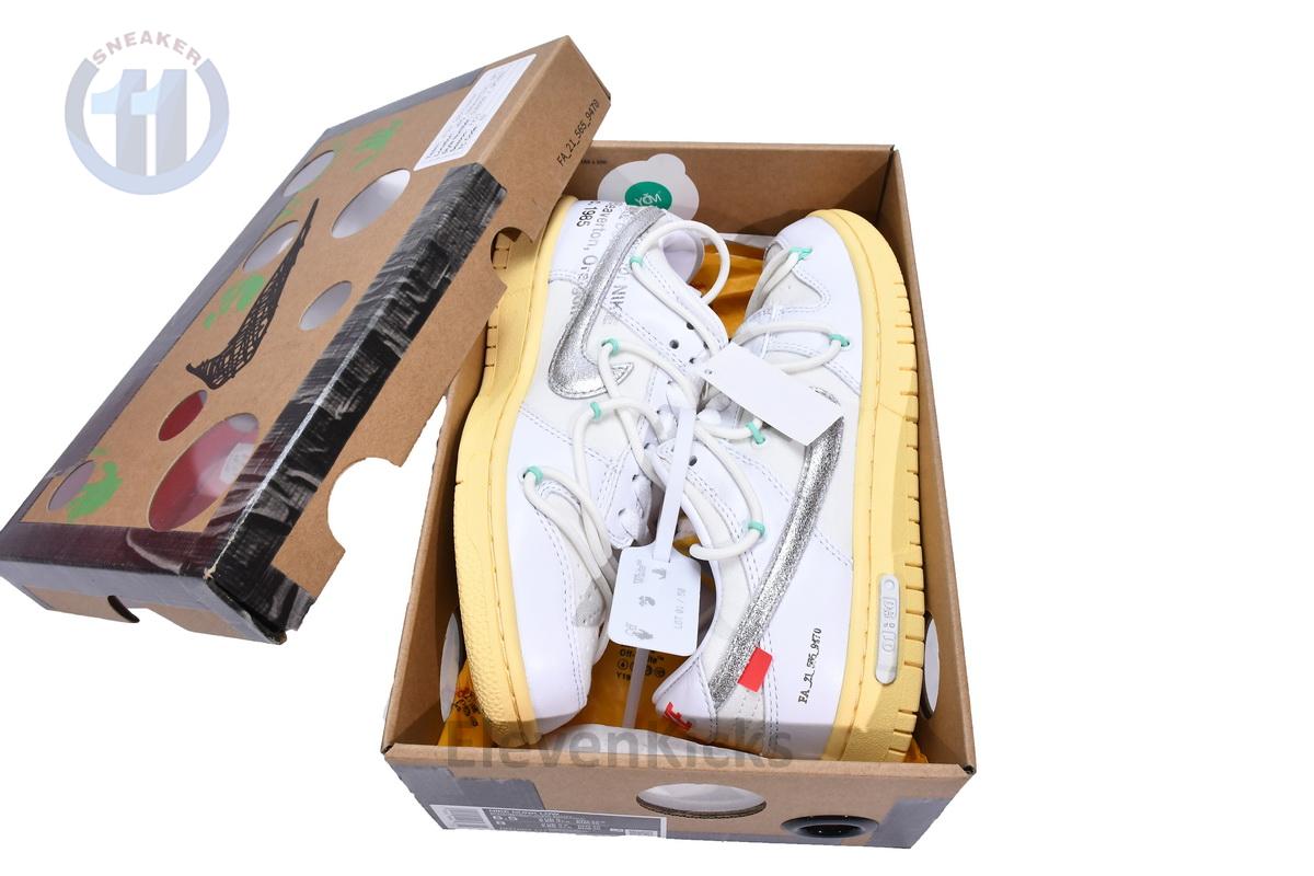 DM1602-127 OFF WHITE x Nike Dunk SB Low The 50 NO.1