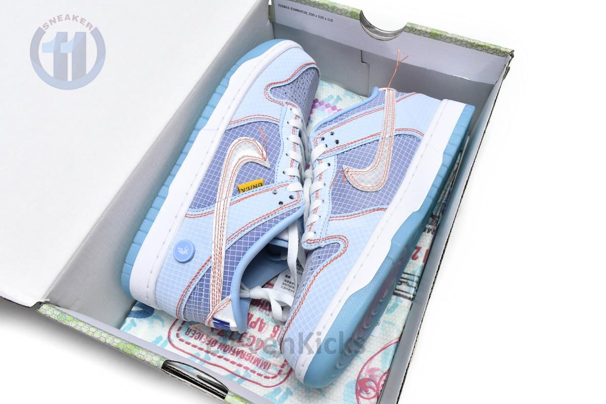 DJ9649-400 Union LA x Nike Dunk Low Blue