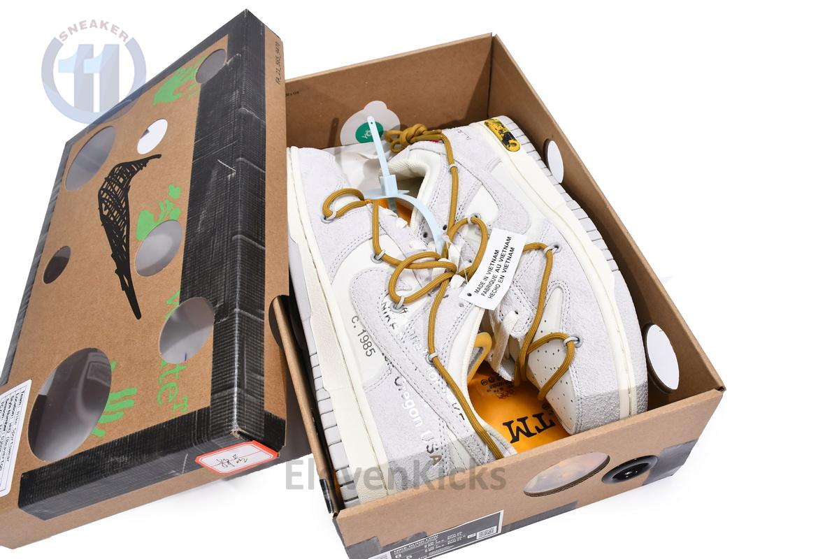 DJ0950-105 OFF WHITE x Nike Dunk SB Low The 50 NO.37