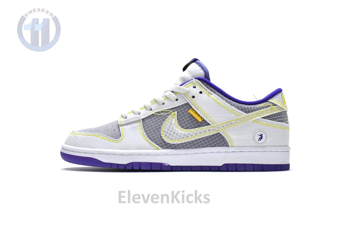 DJ9649-500 Union x Nike Dunk Low Purple Gold