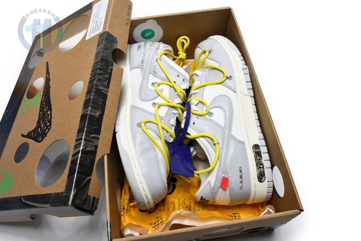 DM1602-120 OFF WHITE x Nike Dunk SB Low The 50 NO.27