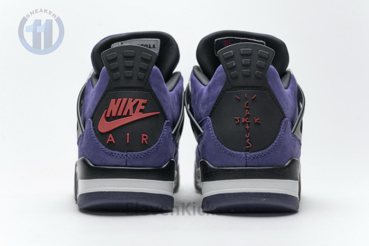 AJ4-766302 Travis Scott x Air Jordan 4 Retro Purple