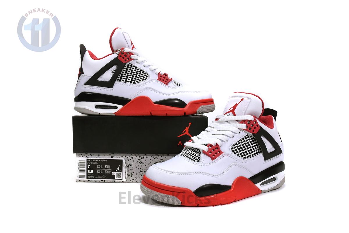 DC7770-160 Air Jordan 4 Fire Red