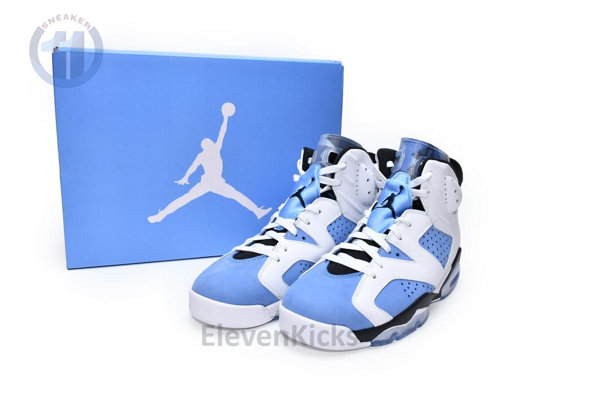 CT8529-410 Air Jordan 6 UNC