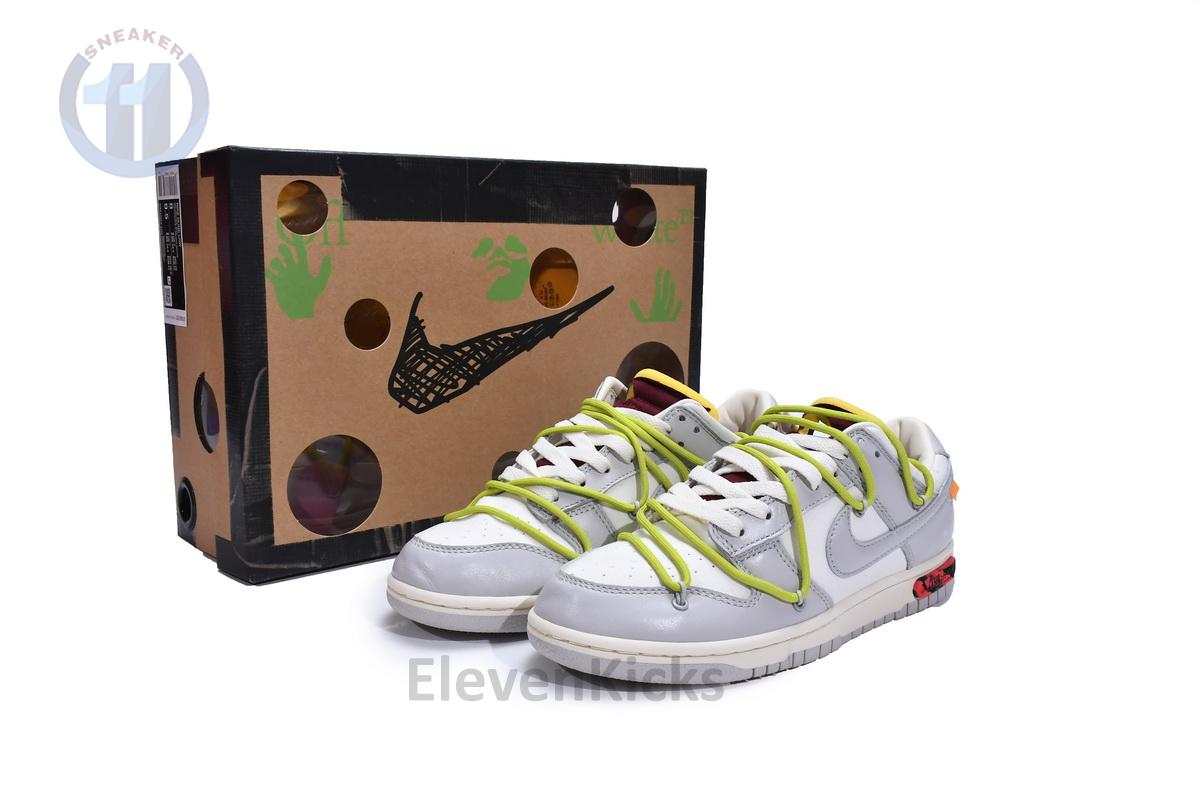 DM1602-106 OFF WHITE x Nike Dunk SB Low The 50 NO.8