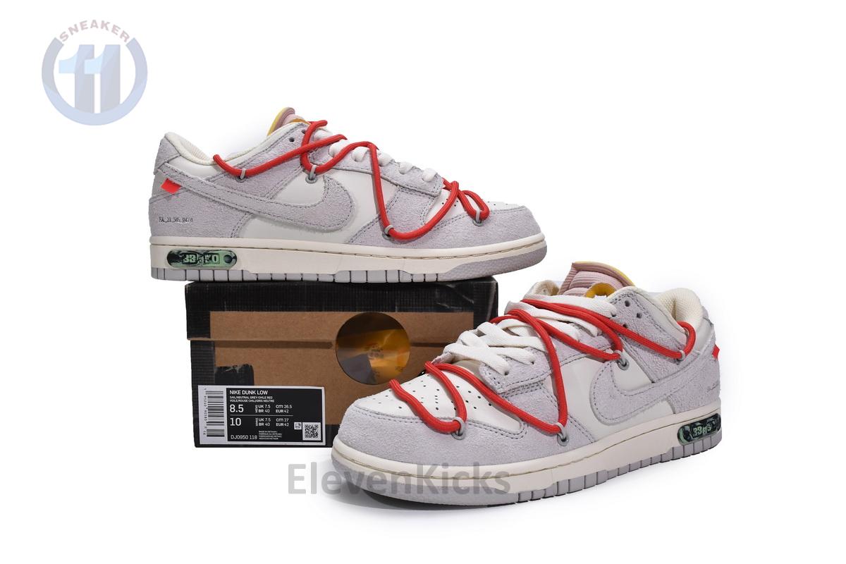 DJ0950-118 OFF WHITE x Nike Dunk SB Low The 50 NO.33