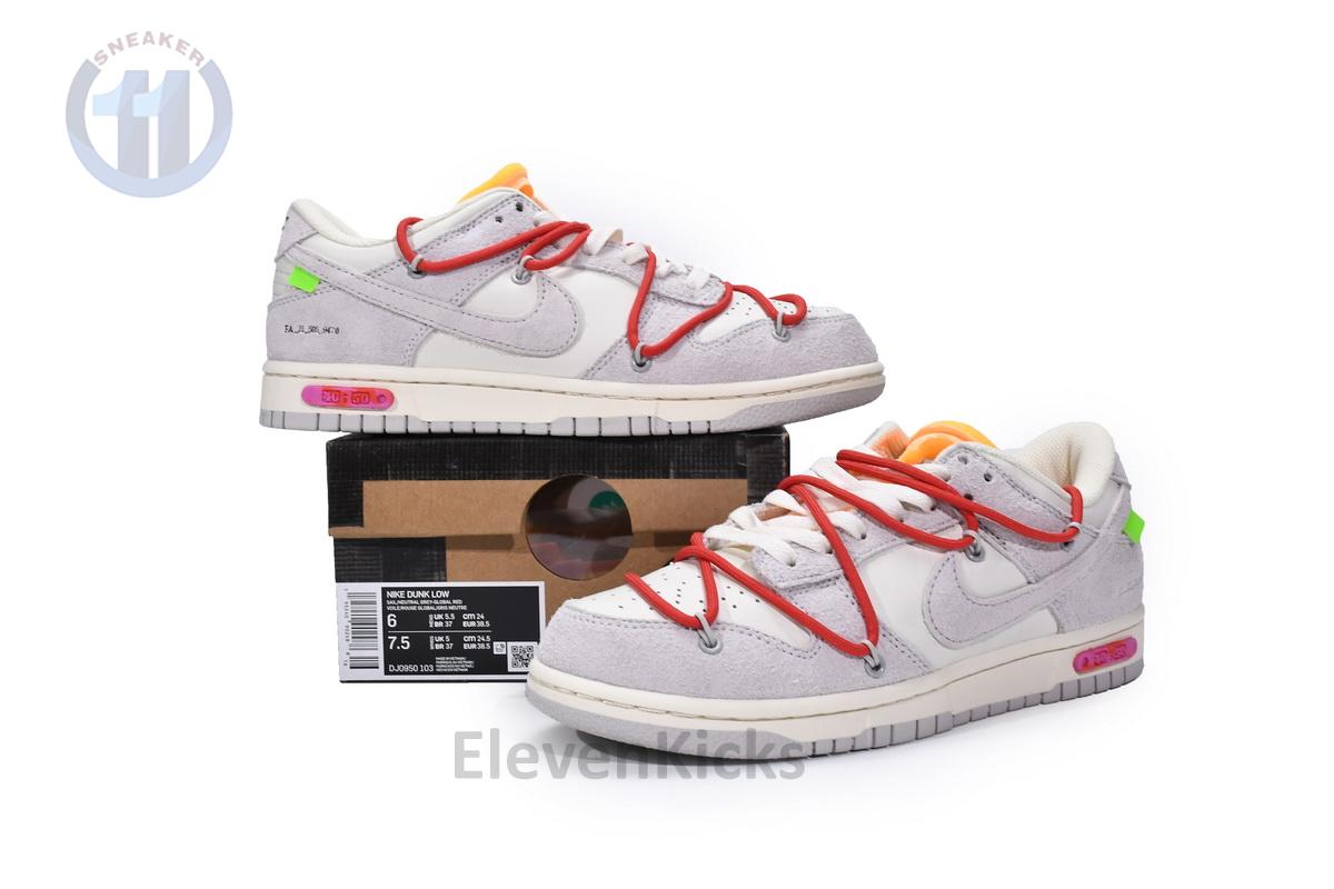 DJ0950-103 OFF WHITE x Nike Dunk SB Low The 50 NO.40