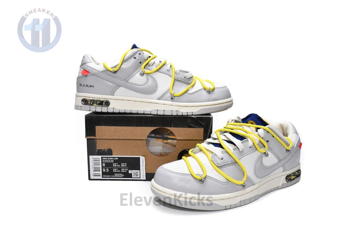 DM1602-120 OFF WHITE x Nike Dunk SB Low The 50 NO.27