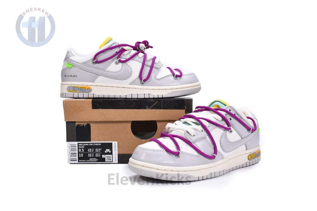 DM1602-100 OFF WHITE x Nike Dunk SB Low The 50 NO.21