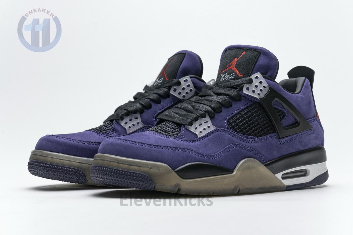 AJ4-766302 Travis Scott x Air Jordan 4 Retro Purple