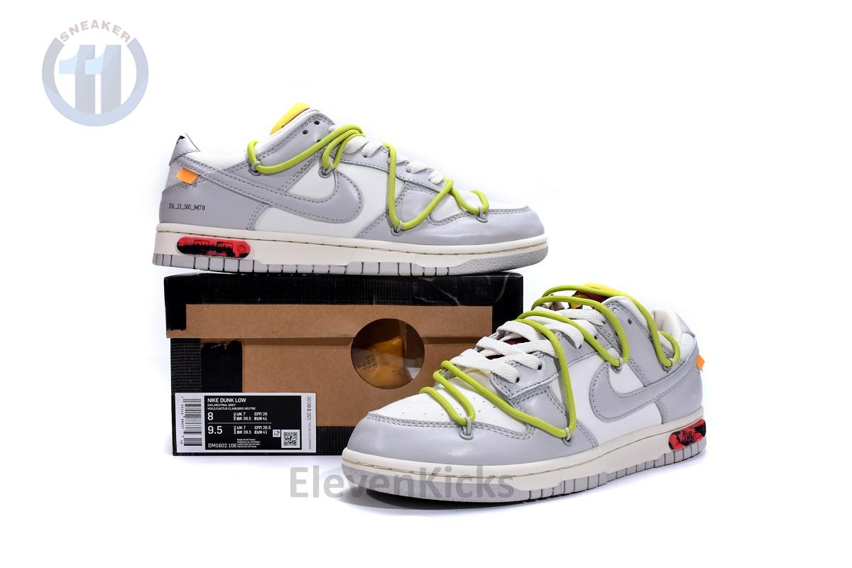 DM1602-106 OFF WHITE x Nike Dunk SB Low The 50 NO.8
