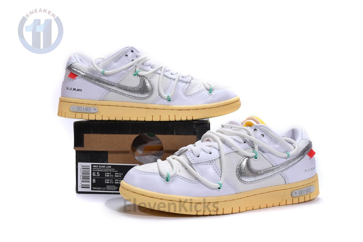 DM1602-127 OFF WHITE x Nike Dunk SB Low The 50 NO.1