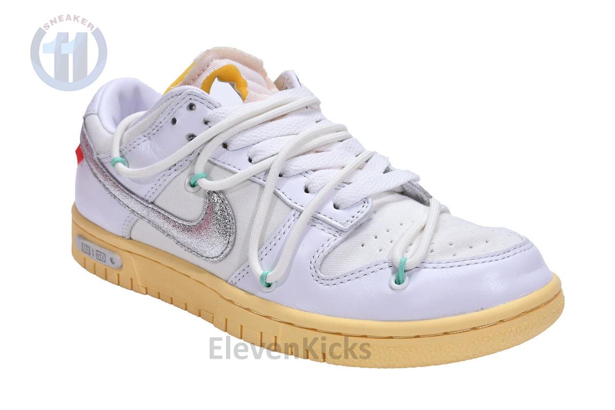 DM1602-127 OFF WHITE x Nike Dunk SB Low The 50 NO.1