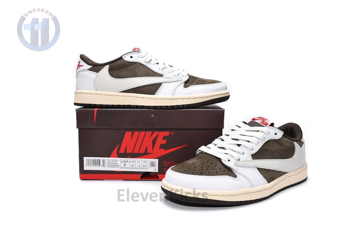 Travis Scott x Air Jordan DM2508-586 1 Low OG – Reverse Mocha