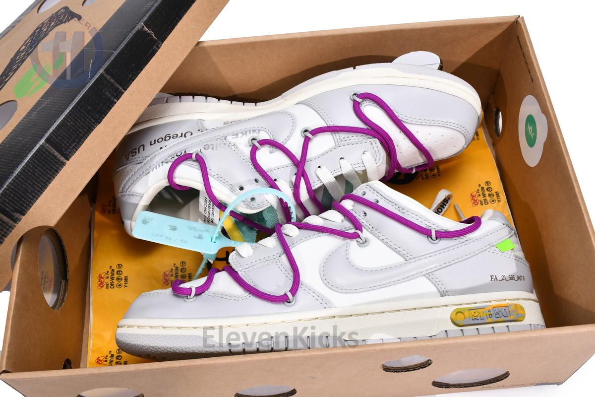 DM1602-100 OFF WHITE x Nike Dunk SB Low The 50 NO.21