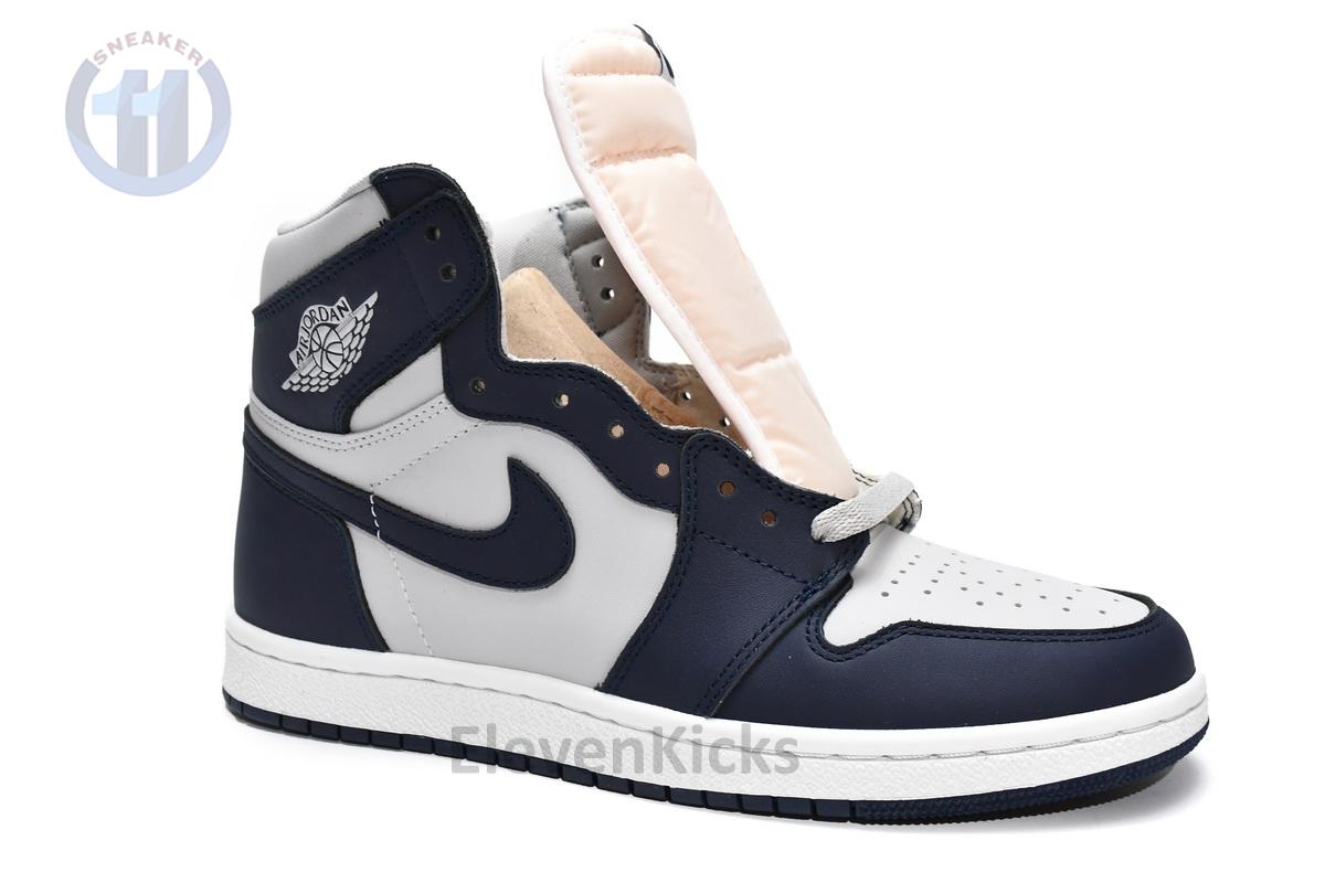 BQ4422-400 Air Jordan 1 High 85 Georgetown College Navy