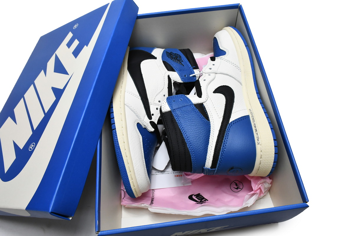 DH3227-105 Fragment x Travis Scott x Air Jordan 1 High OG Military