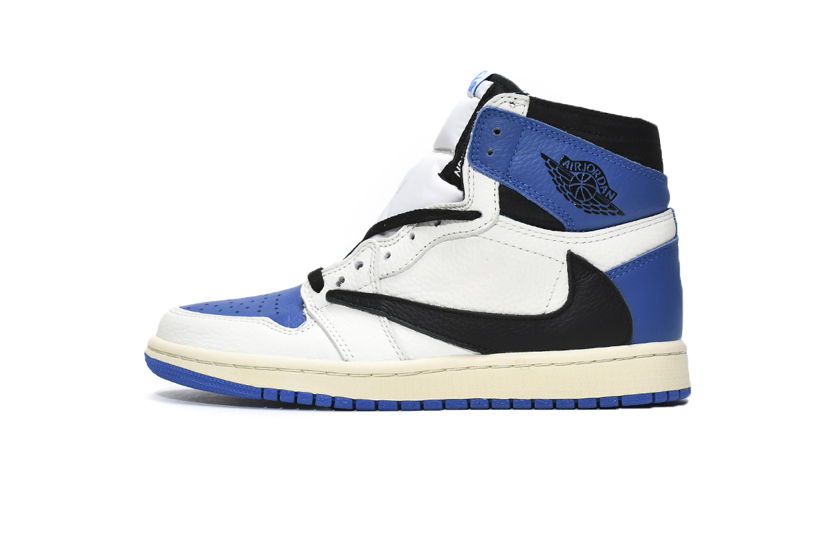 DH3227-105 Fragment x Travis Scott x Air Jordan 1 High OG Military