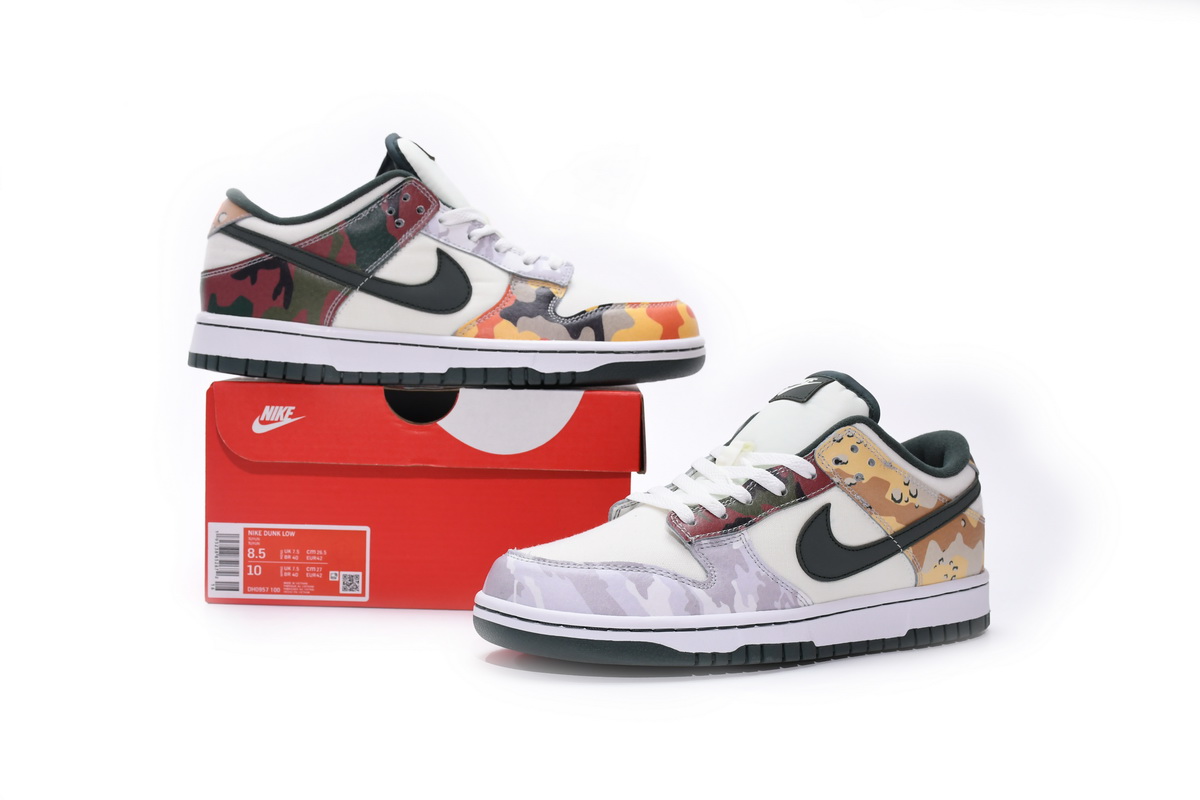 Nike Dunk Low SE Sail Multi-Camo