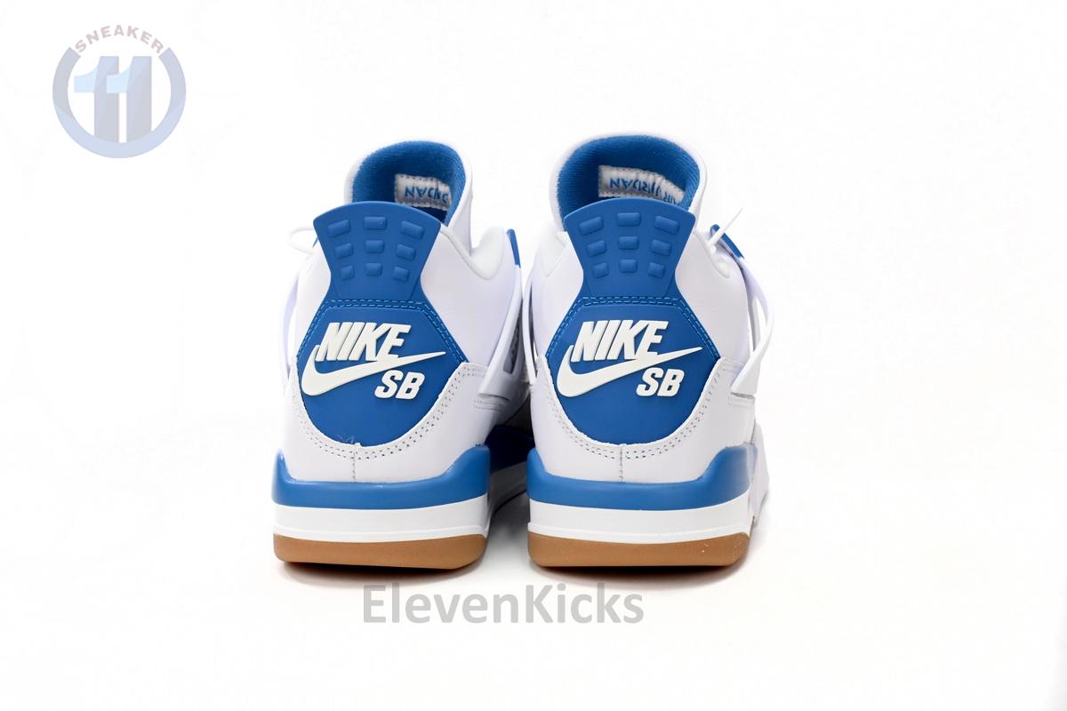 Nike SB x Air Jordan 4 White Blue