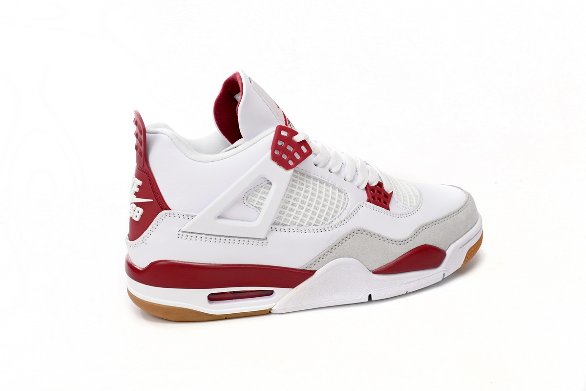 Nike SB x Air Jordan 4 White Red