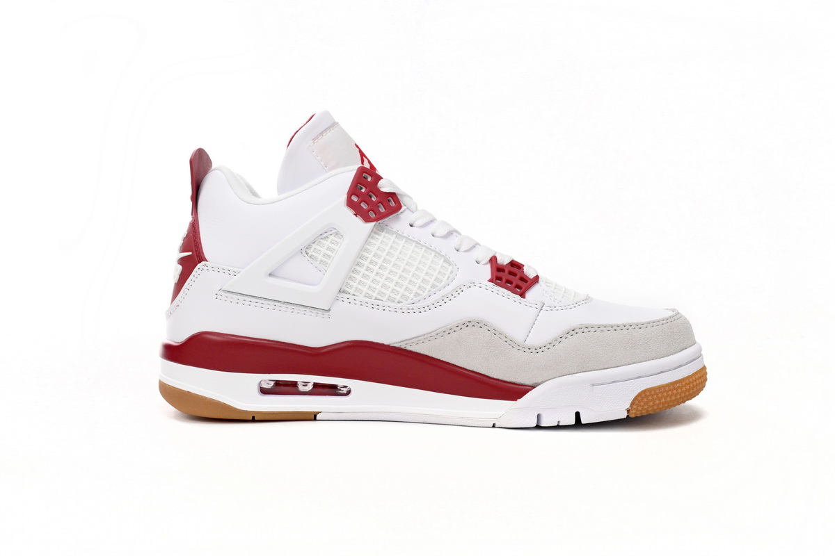 Nike SB x Air Jordan 4 White Red