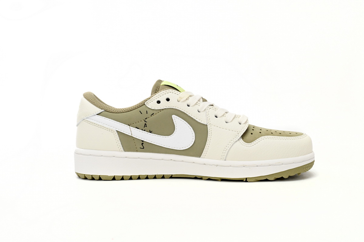 Travis Scott x Air Jordan 1 Low Golf “Olive”