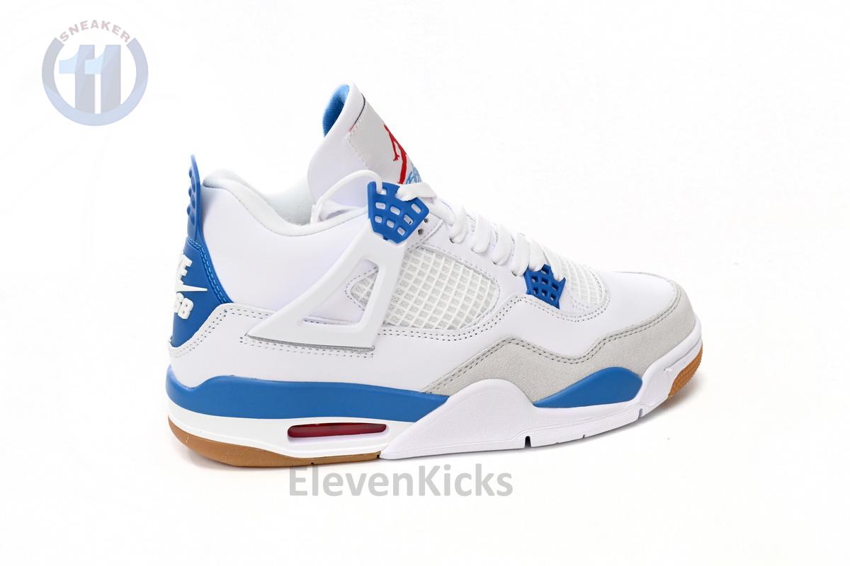 Nike SB x Air Jordan 4 White Blue