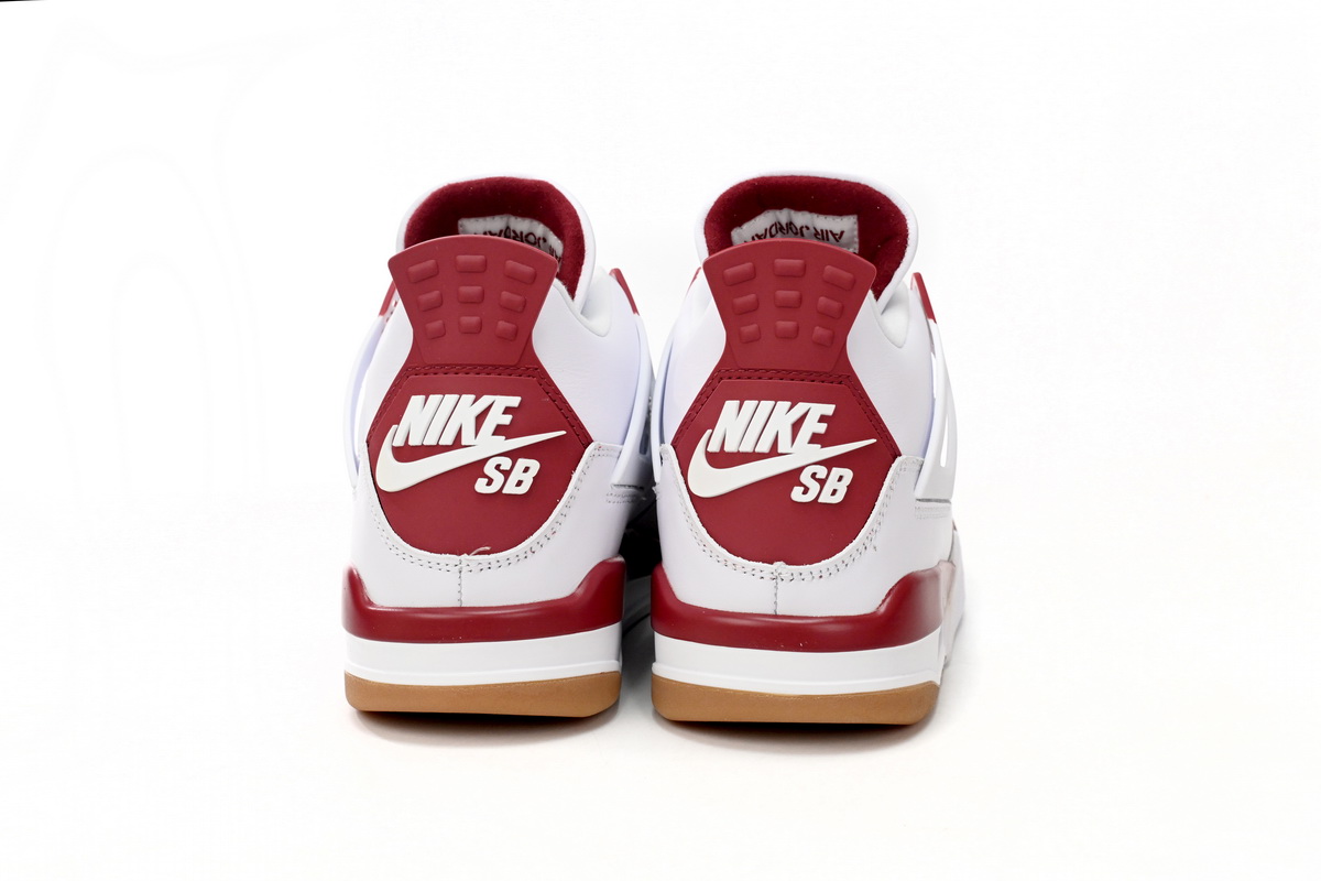Nike SB x Air Jordan 4 White Red