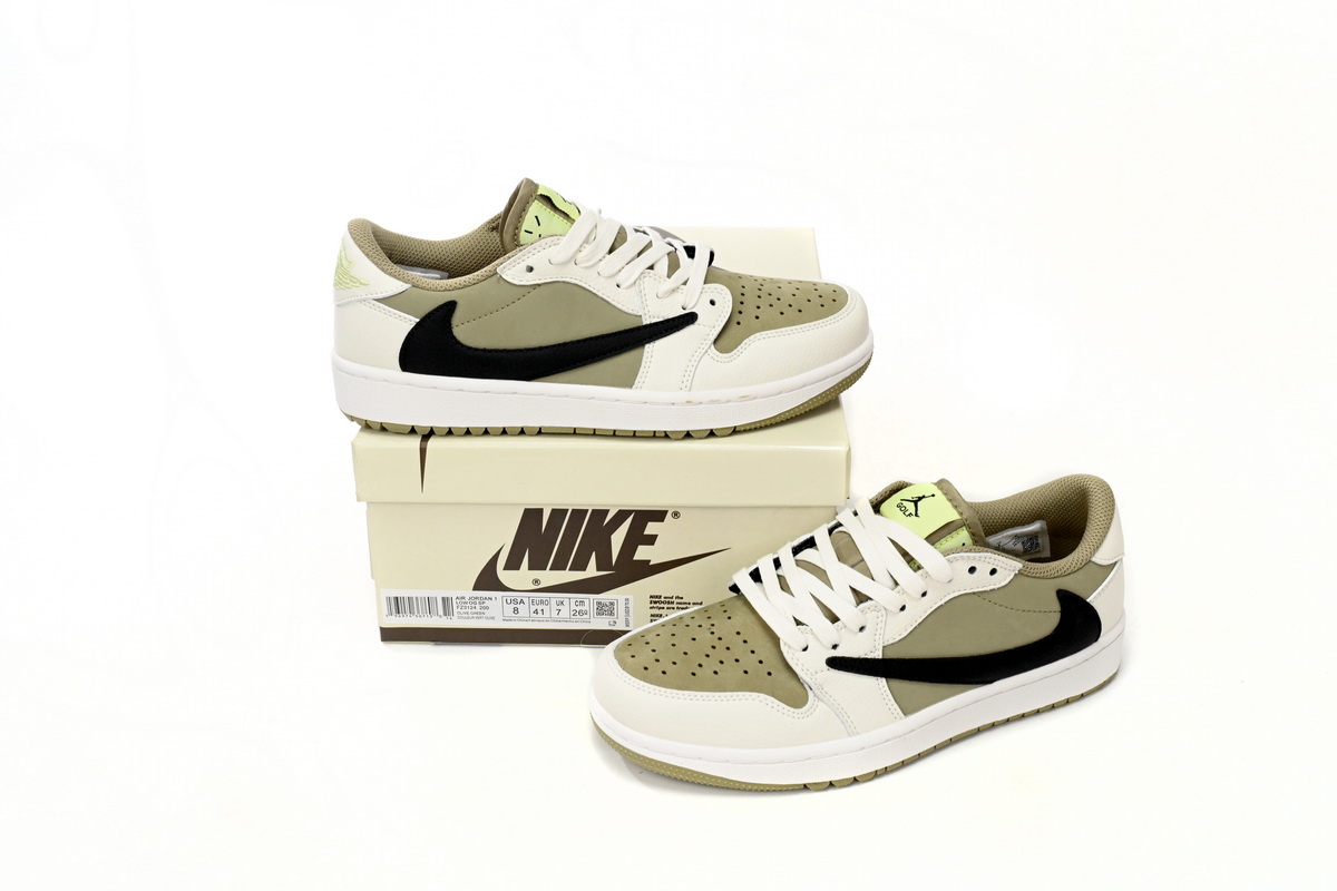 Travis Scott x Air Jordan 1 Low Golf “Olive”