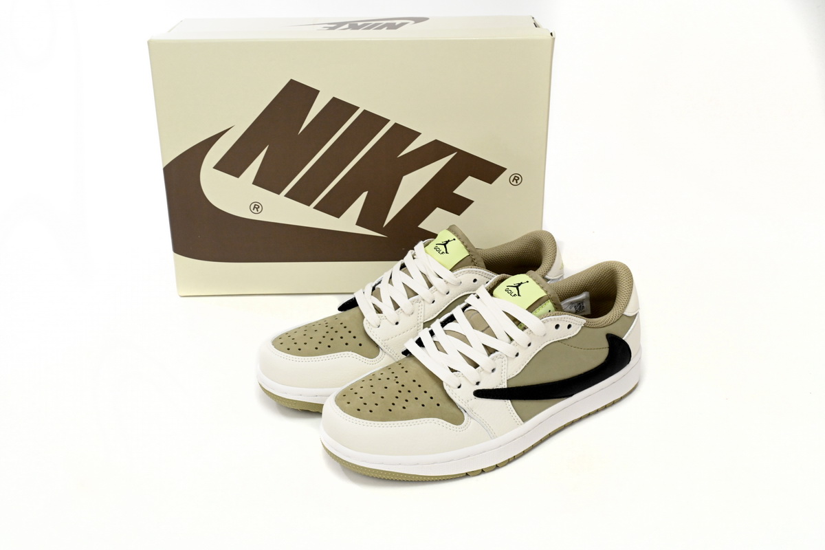 Travis Scott x Air Jordan 1 Low Golf “Olive”