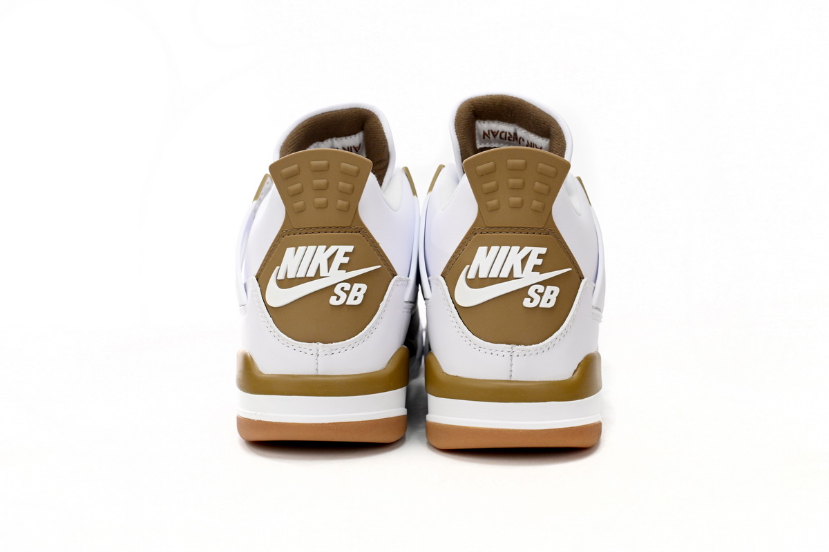 Nike SB x Air Jordan 4 White Brown