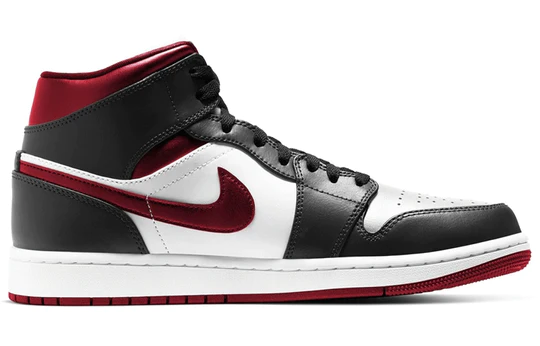 Air Jordan 1 Mid ‘Black White Gym Red’