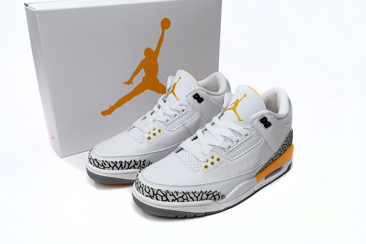 Air Jordan 3 Retro White Orange