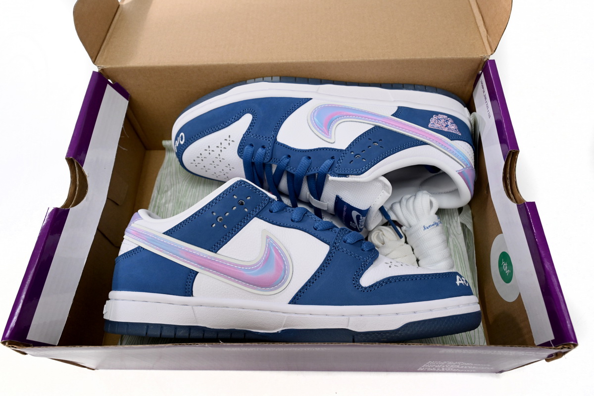 Born x Raised x Nike SB Dunk Low Blue White