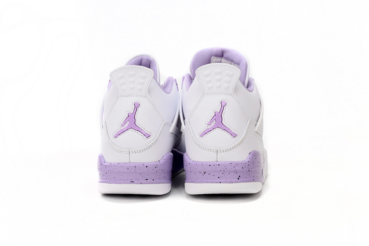 Air Jordan 4 White Purple Oreo