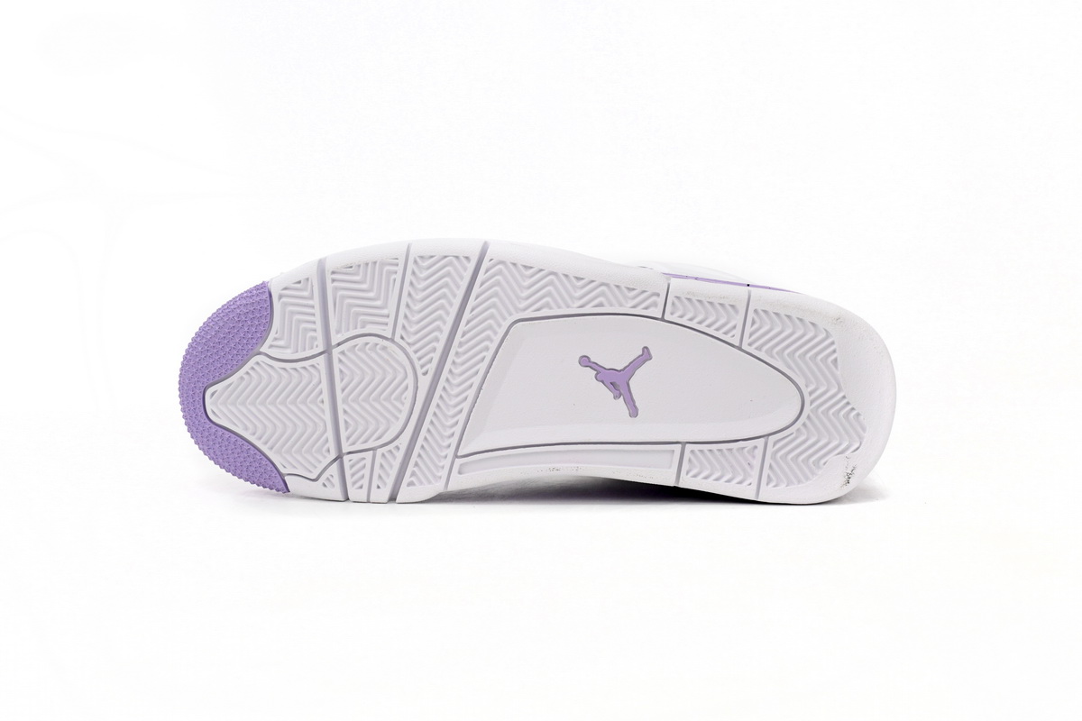 Air Jordan 4 White Purple Oreo