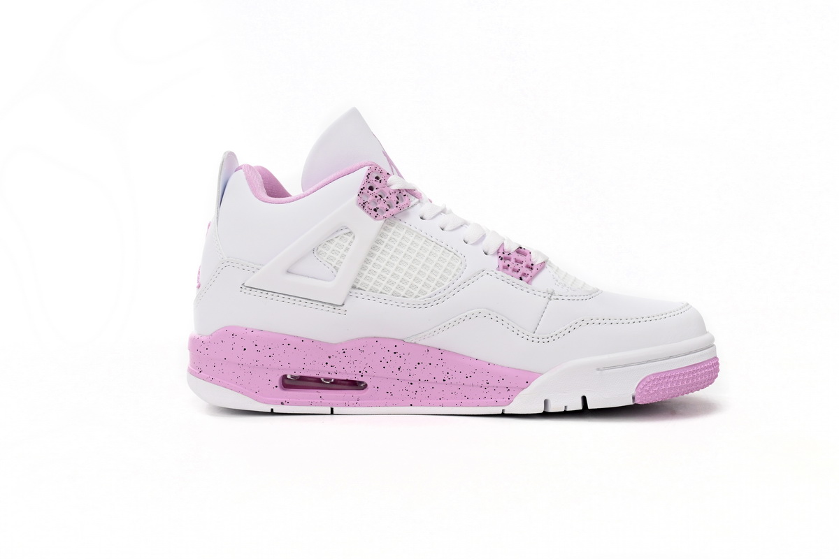 Air Jordan 4 White Oreo Pink