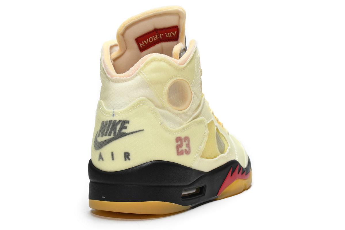 OFF-WHITE X AIR JORDAN 5 RETRO SP ‘SAIL’