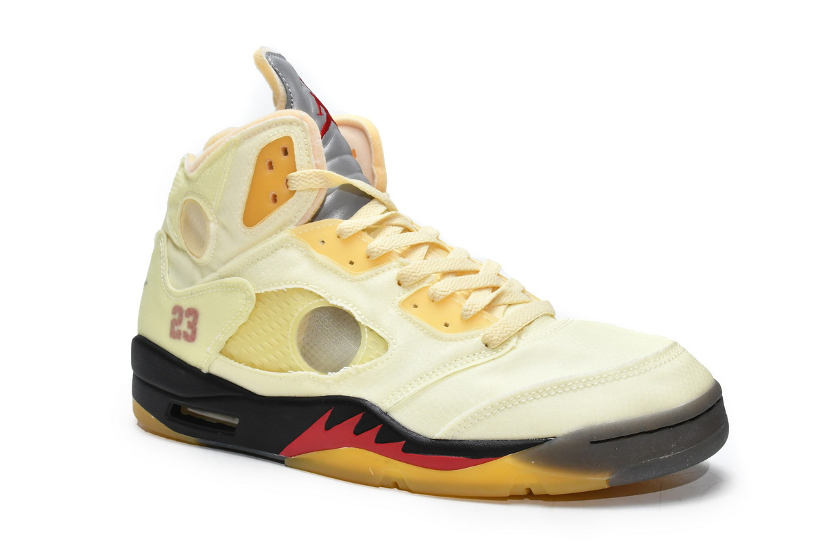 OFF-WHITE X AIR JORDAN 5 RETRO SP ‘SAIL’