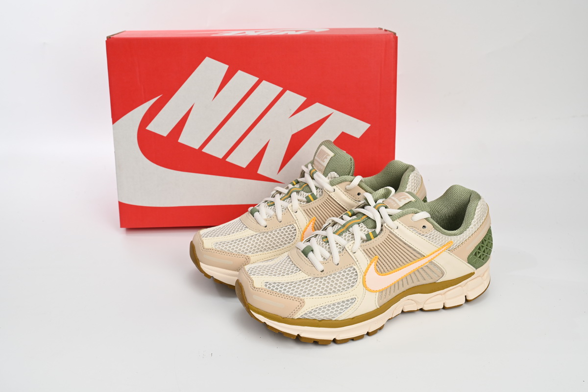 Nike Zoom Vomero 5 Sail Laser Orange Medium Olive FQ6868-181